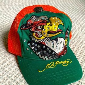 Ed Hardy trucker hat